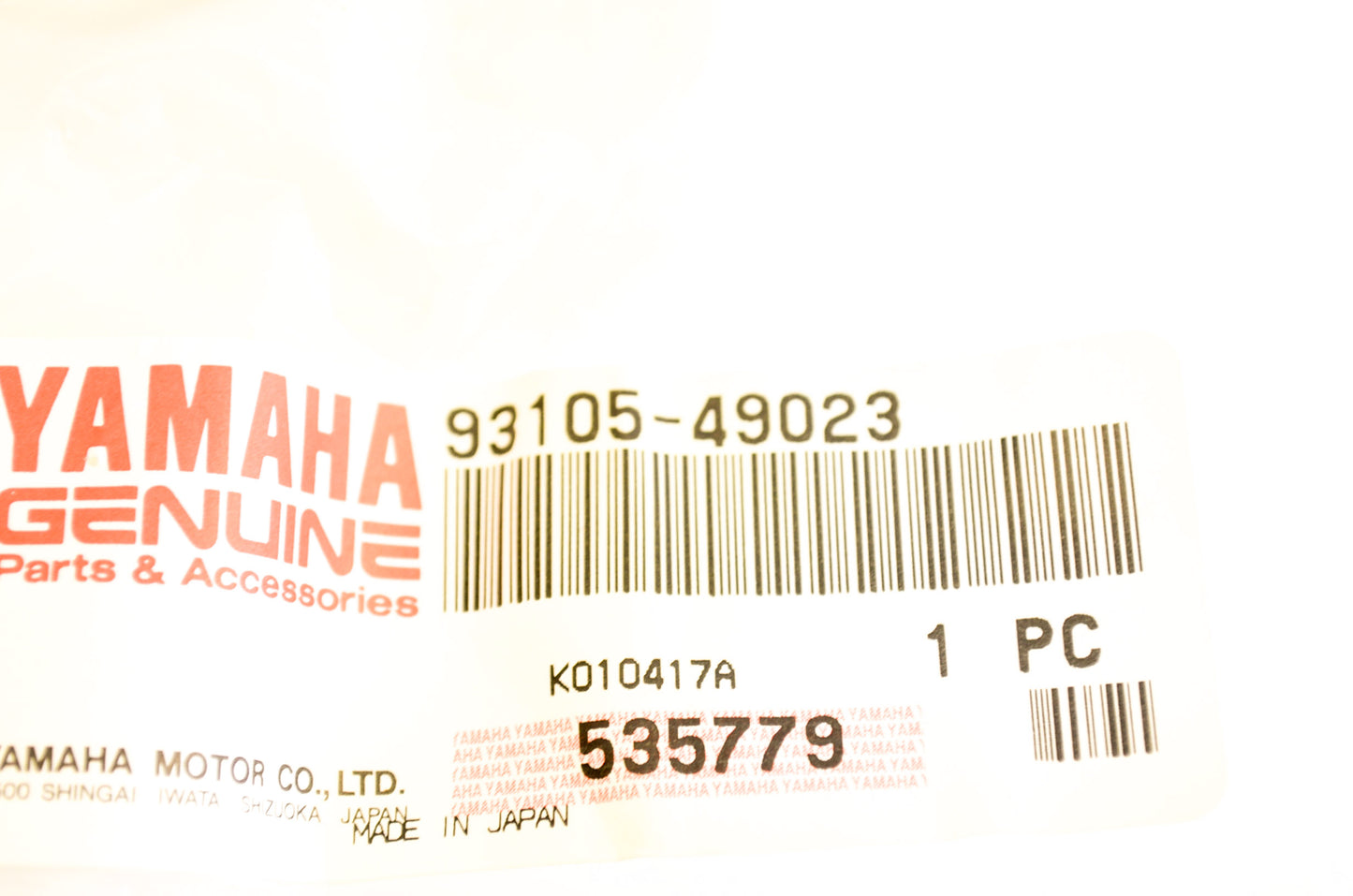 OEM Yamaha 93105-49023-00 Oil Seal Type SDD NOS
