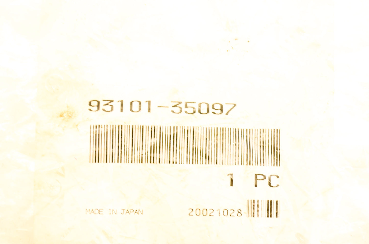 OEM Yamaha 93101-35097-00 Oil Seal Type S NOS