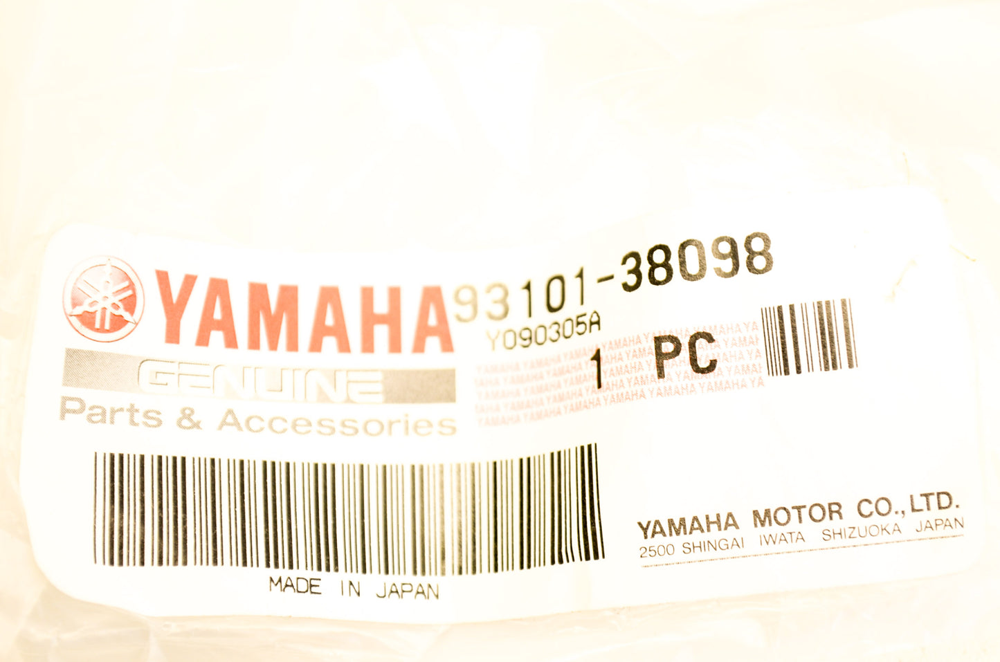 OEM Yamaha 93101-38098-00 Oil Seal Type S NOS