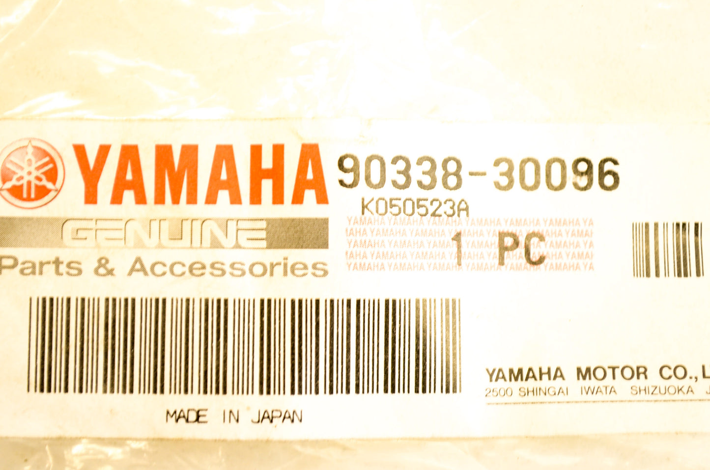 OEM Yamaha 90338-30096-00 Special Shape Plug NOS