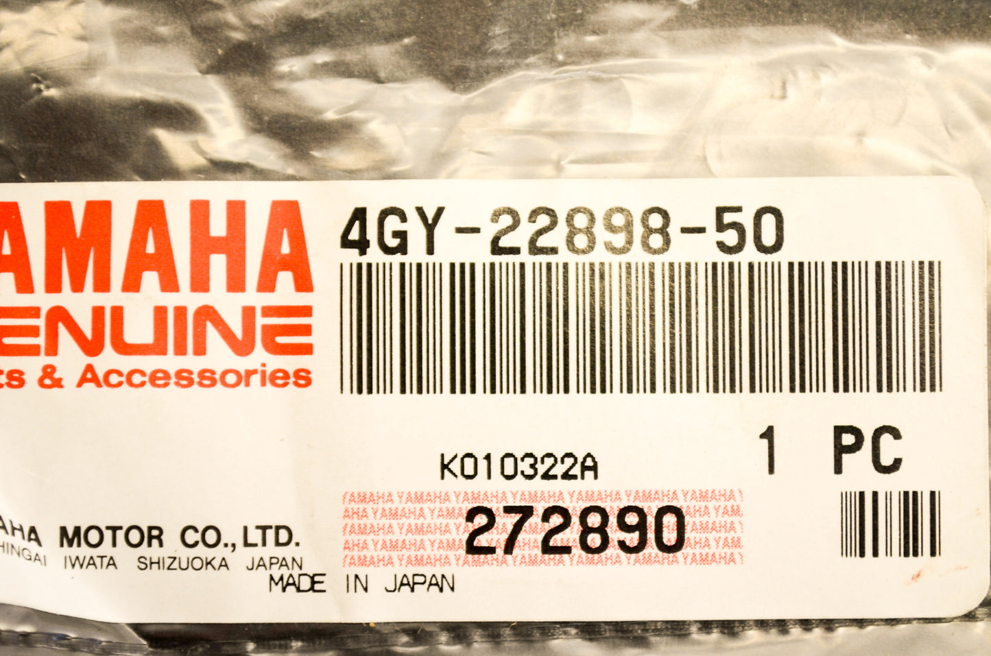 OEM Yamaha 4GY-22898-50-00 Insolator NOS