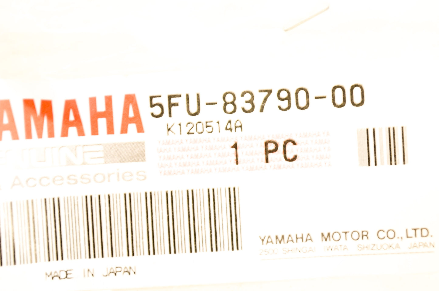 OEM Yamaha 5FU-83790-00-00 Heater Assembly NOS