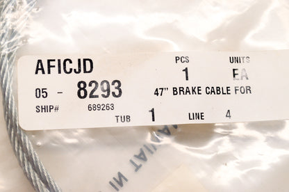 New Rotary Brake Cable 47 Snapper NOS
