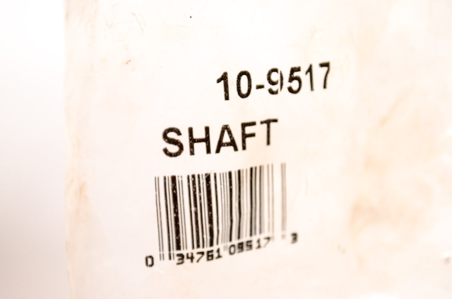 Rotary 10-9517, 9517 Shaft for #9287 MTD NOS