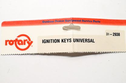 New Rotary Universal Ignition Key Qty 2 NOS
