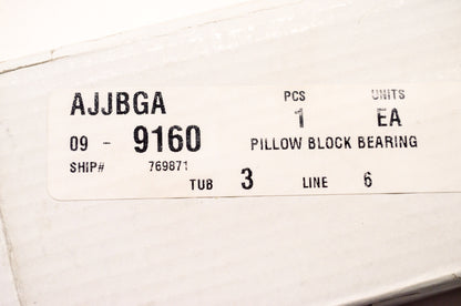 New Rotary Pillow Block Bearing Assembly 1 x 5-1/2 NOS