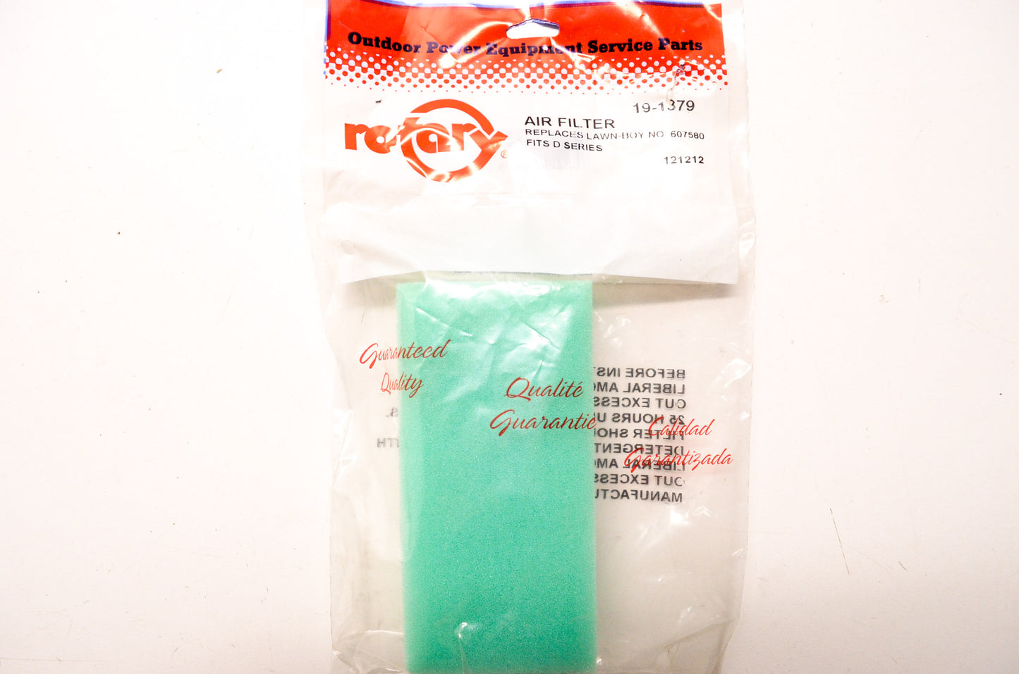 New Rotary Foam Air Filter Lawnboy D Series NOS
