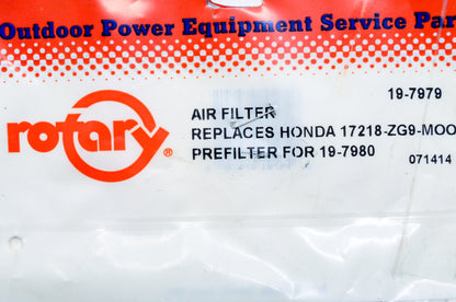 New Rotary Foam Air Filter Honda Precleaner for 19-7980 NOS