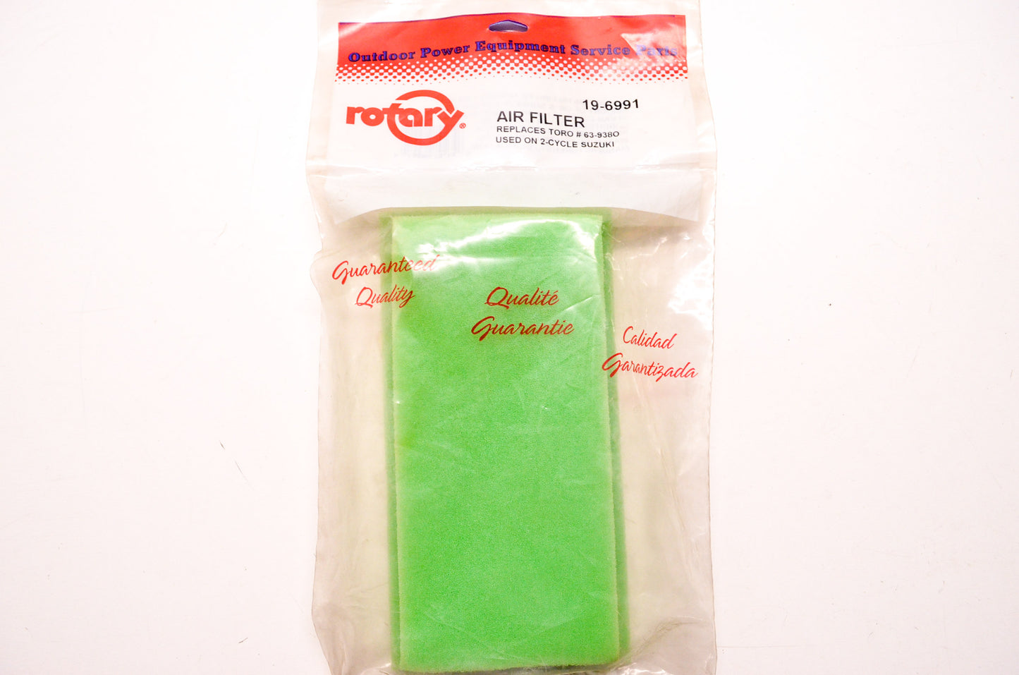 New Rotary Foam Air Filter Toro 2-Cycle Suzuki NOS