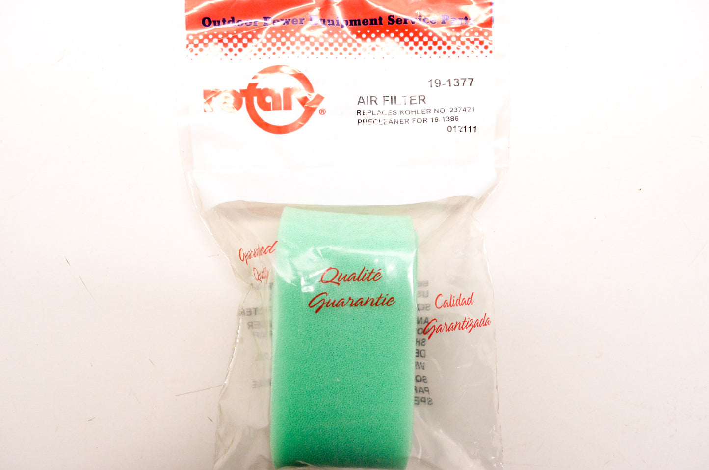 New Rotary Foam Air Filter Kohler Precleaner for 19-1386 NOS