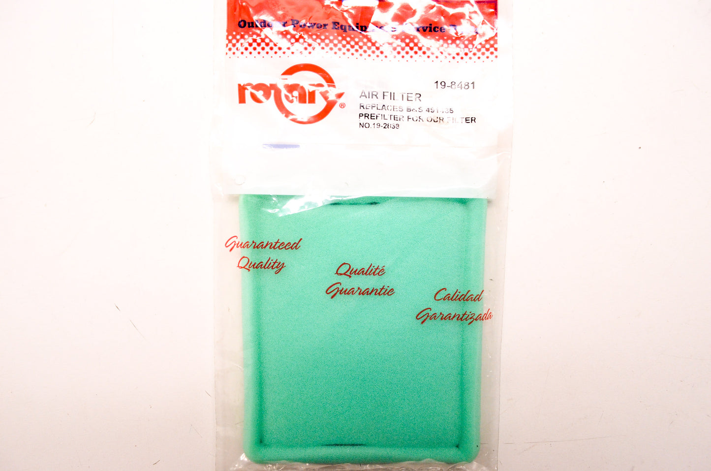 New Rotary Foam Air Filter Precleaner for 19-2838 NOS