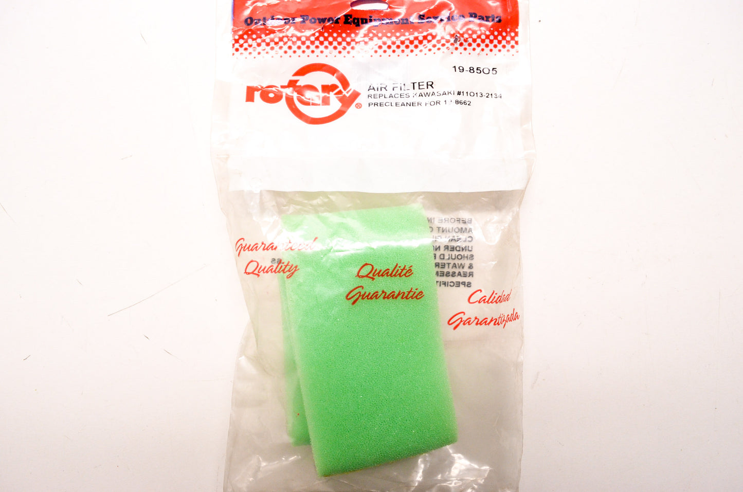 New Rotary Foam Air Filter Kawasaki Precleaner for 19-8662 NOS
