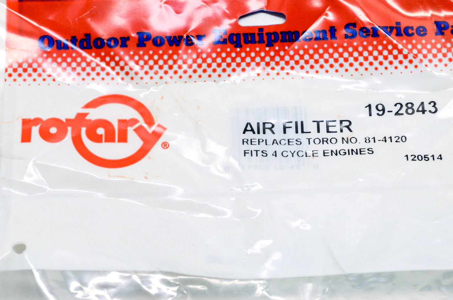 New Rotary Foam Air Filter Toro 4-Cycle NOS