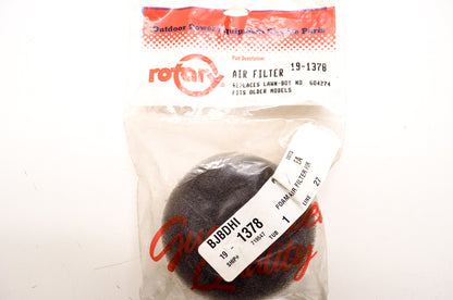 New Rotary Foam Air Filter Lawnboy Older Models NOS