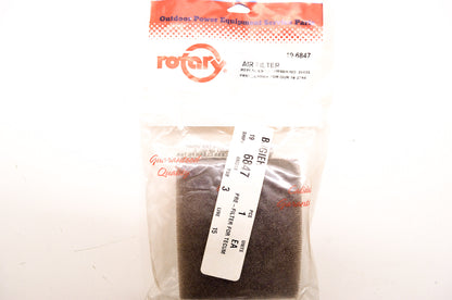 Rotary 19-6847, 35435, 6847 Foam Air Filter Tecumseh Precleaner for 19-2784 NOS