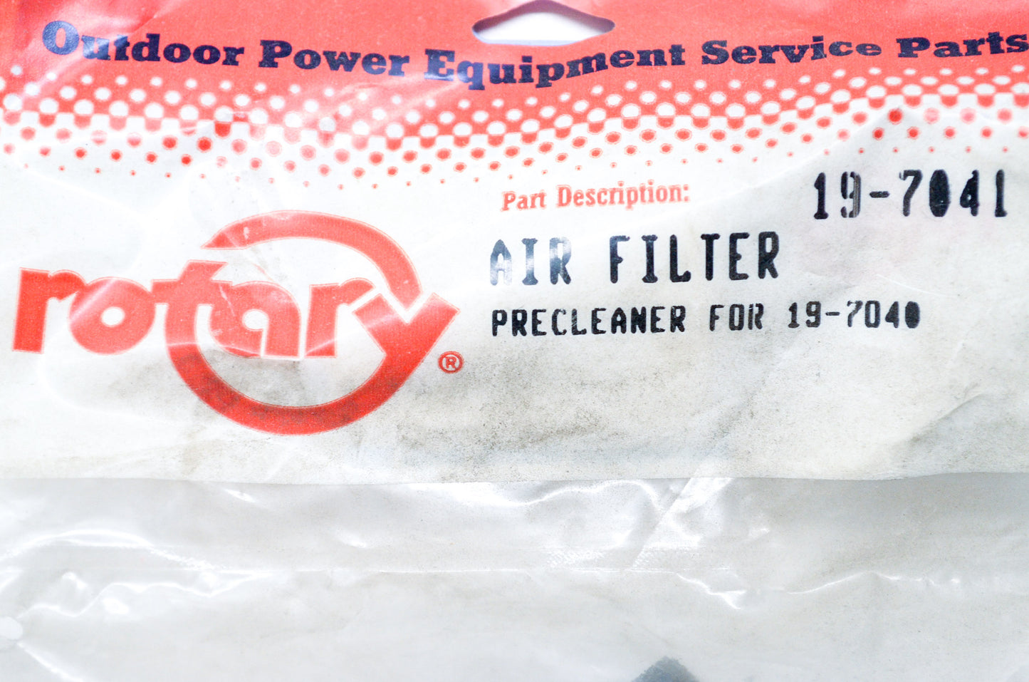 Rotary 19-7041, 7041 Foam Air Filter Precleaner for 19-7040 NOS