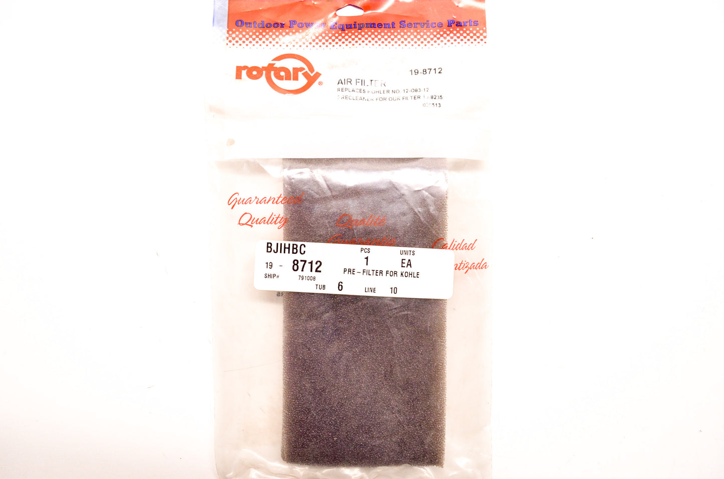 New Rotary Foam Air Filter Kohler Precleaner for 19-8235 NOS