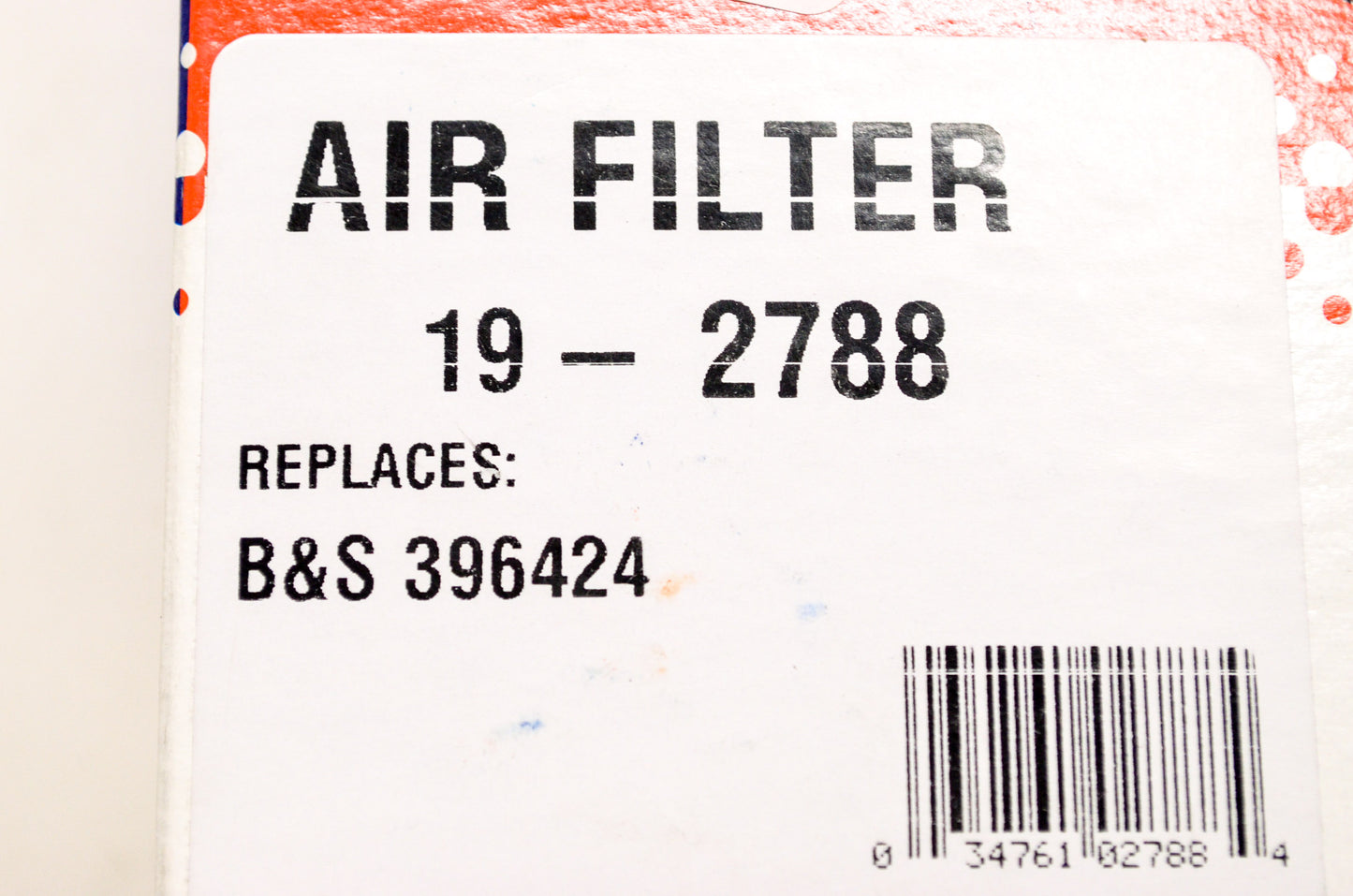 New Rotary Air Filter NOS