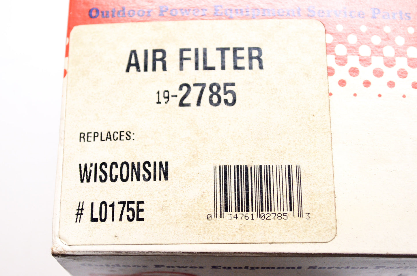 New Rotary Air Filter Wisconsin NOS