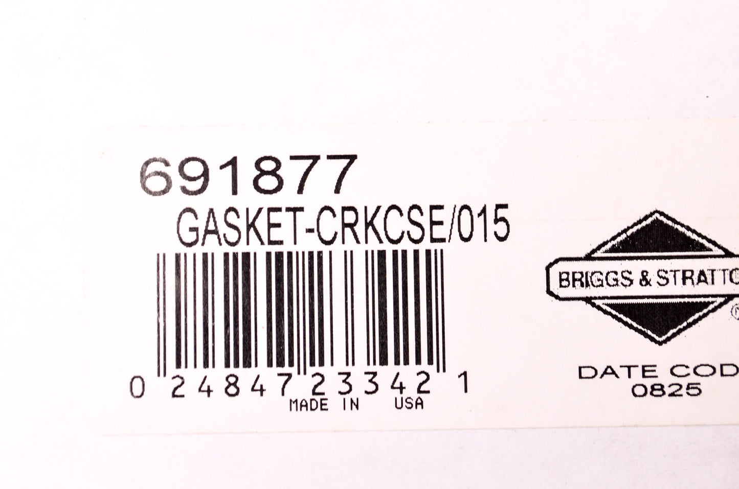 New Briggs & Stratton Crankcase Gasket NOS