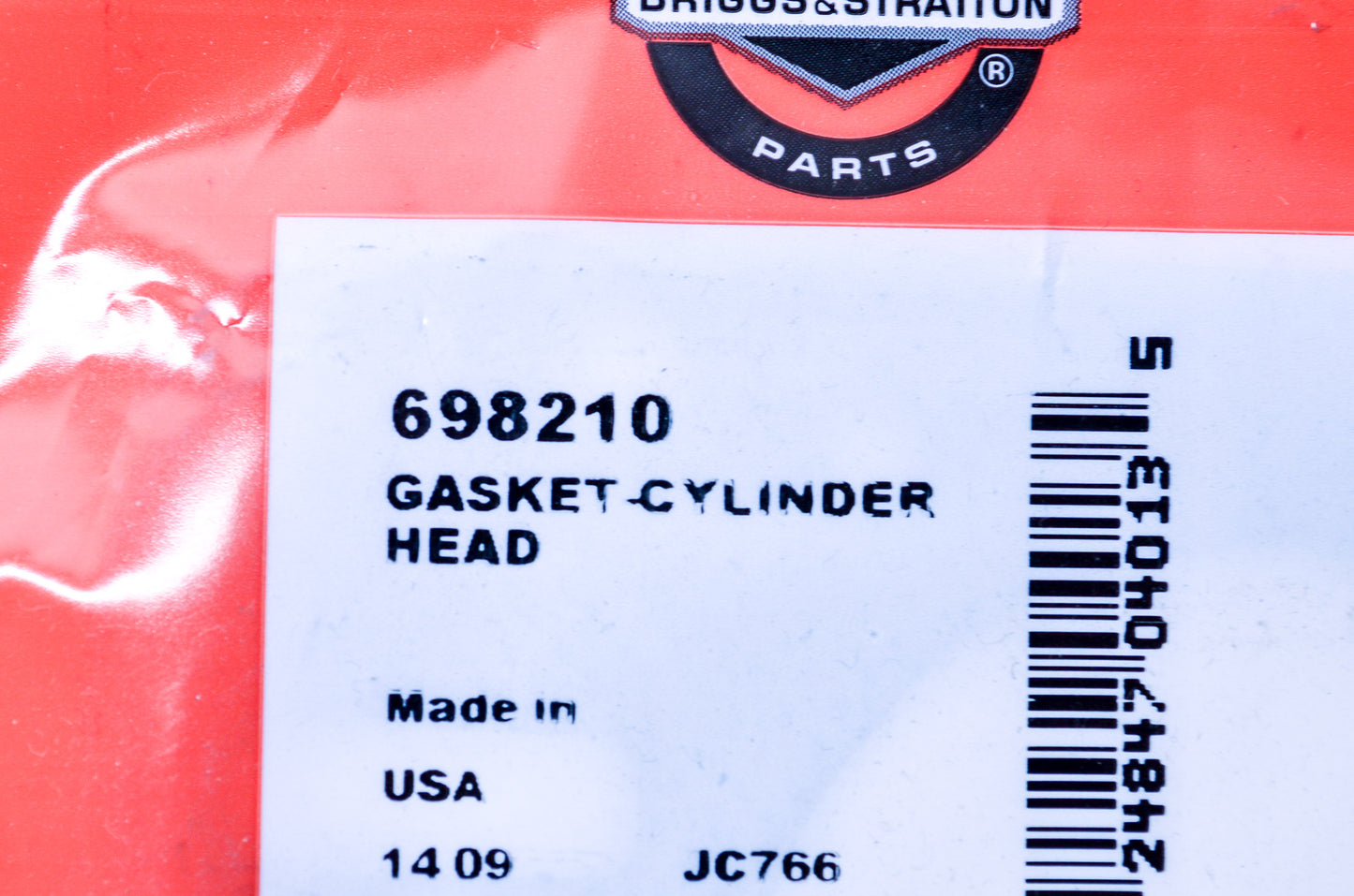 New Briggs & Stratton 698210 Cylinder Head Gasket NOS