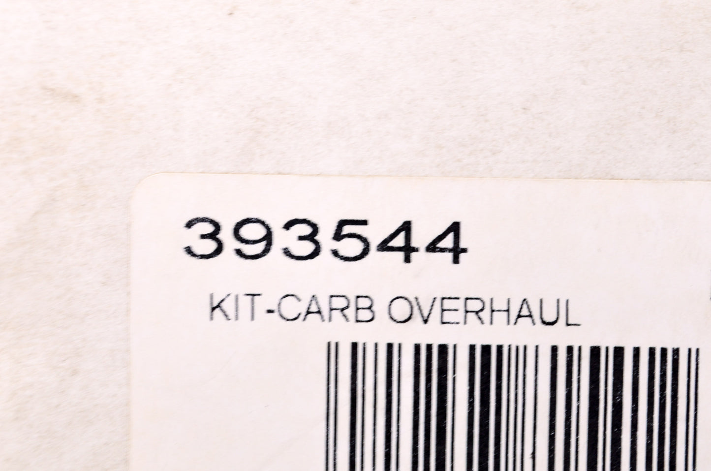 New Briggs & Stratton Carburetor Overhaul Kit NOS