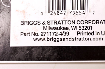 New Briggs & Stratton Twin Cylinder 'L' Head Repair Manual NOS