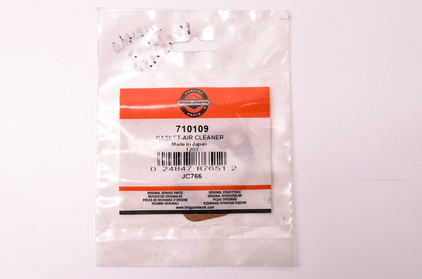 OEM Briggs & Stratton 710109 Air Cleaner Gasket NOS