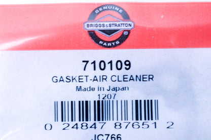 OEM Briggs & Stratton 710109 Air Cleaner Gasket NOS