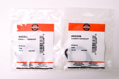 New Briggs & Stratton Exhaust Gasket QTY 2 NOS