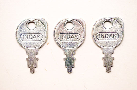 New Rotary Indak Ignition Key Qty 3 NOS