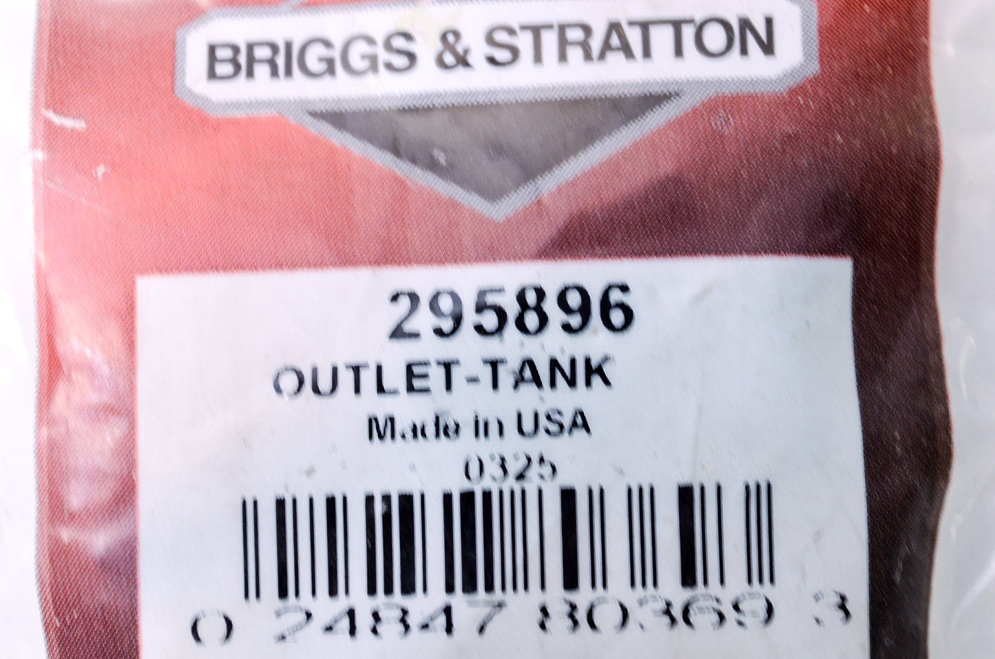 New Briggs & Stratton 295896 Tank Outlet NOS