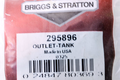 New Briggs & Stratton 295896 Tank Outlet NOS