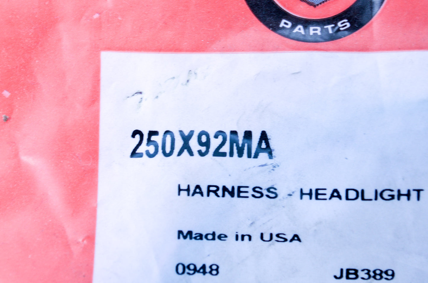New Briggs & Stratton Headlight Harness NOS