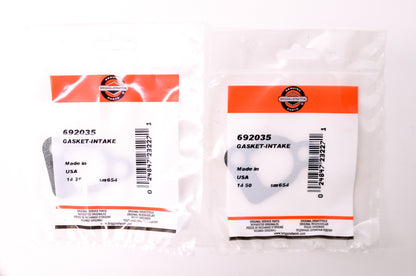New Briggs & Stratton 692035 Intake Gaskets QTY 2 NOS