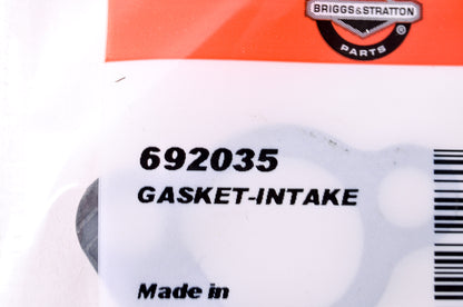 New Briggs & Stratton 692035 Intake Gaskets QTY 2 NOS