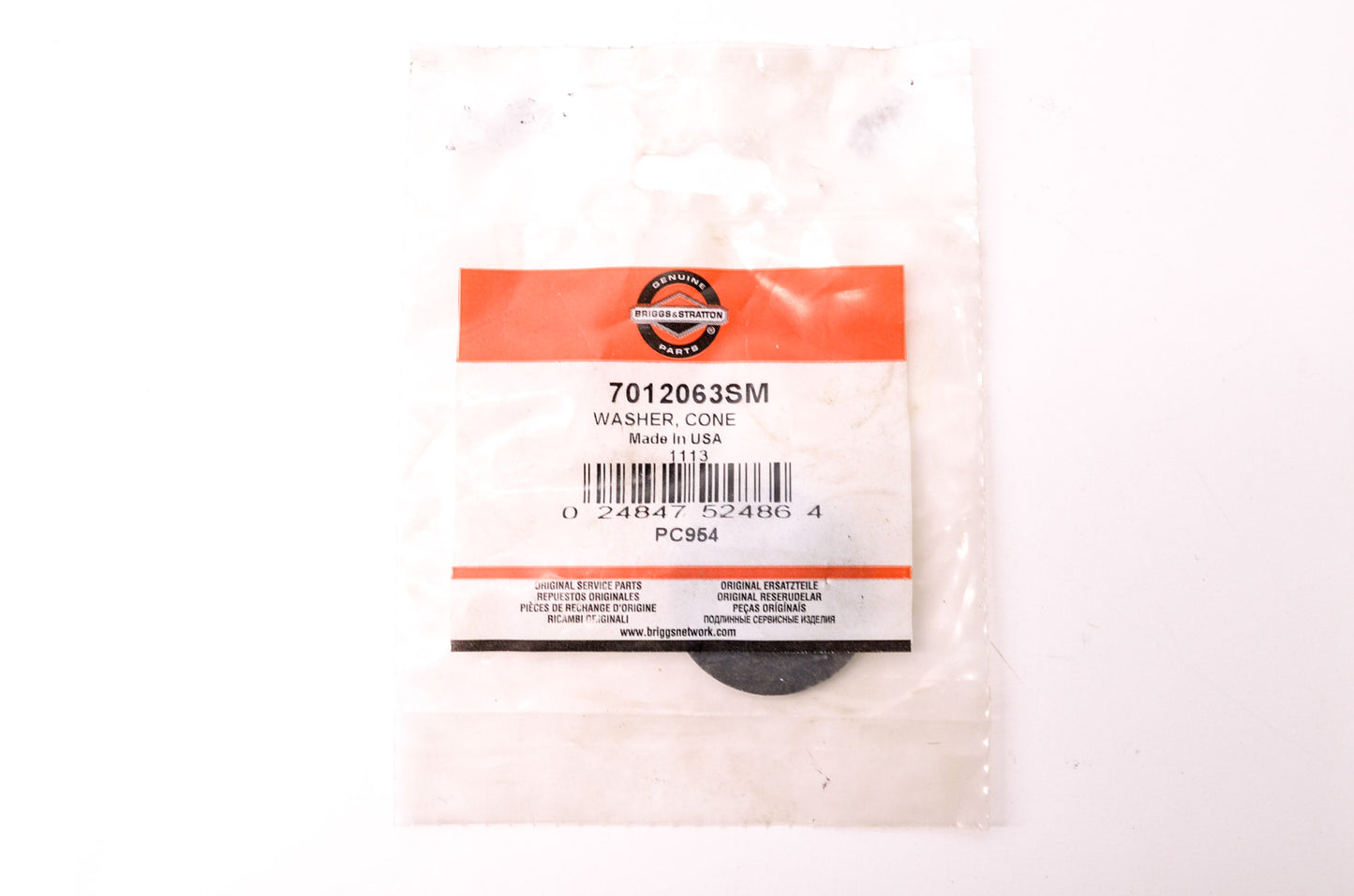 New Briggs & Stratton Cone Washer NOS