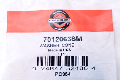 New Briggs & Stratton Cone Washer NOS