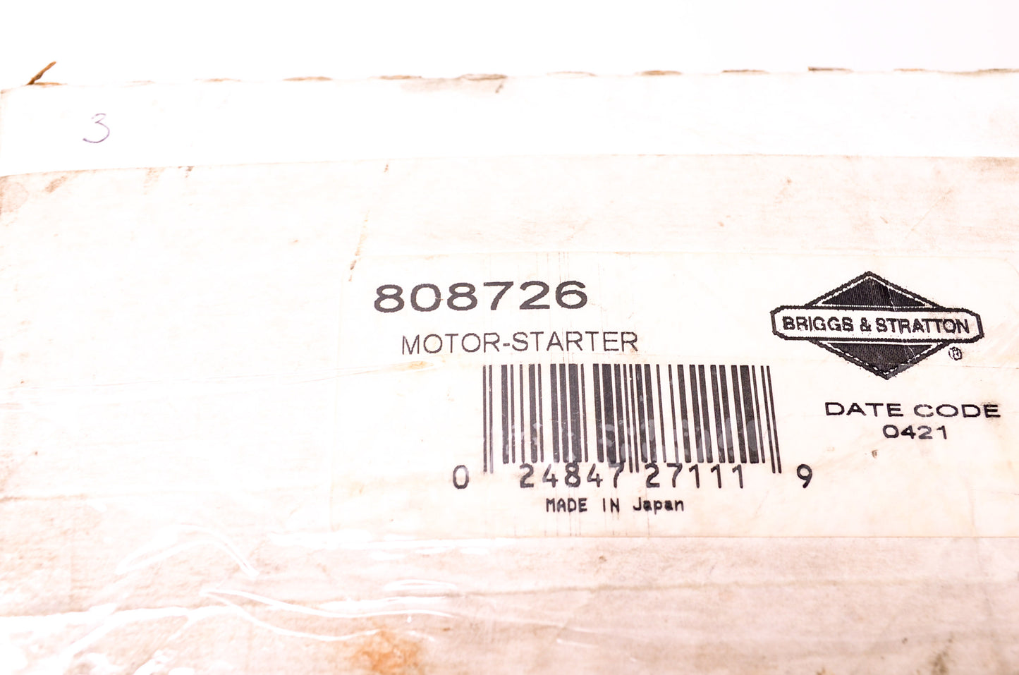 New Briggs & Stratton Starter Motor NOS