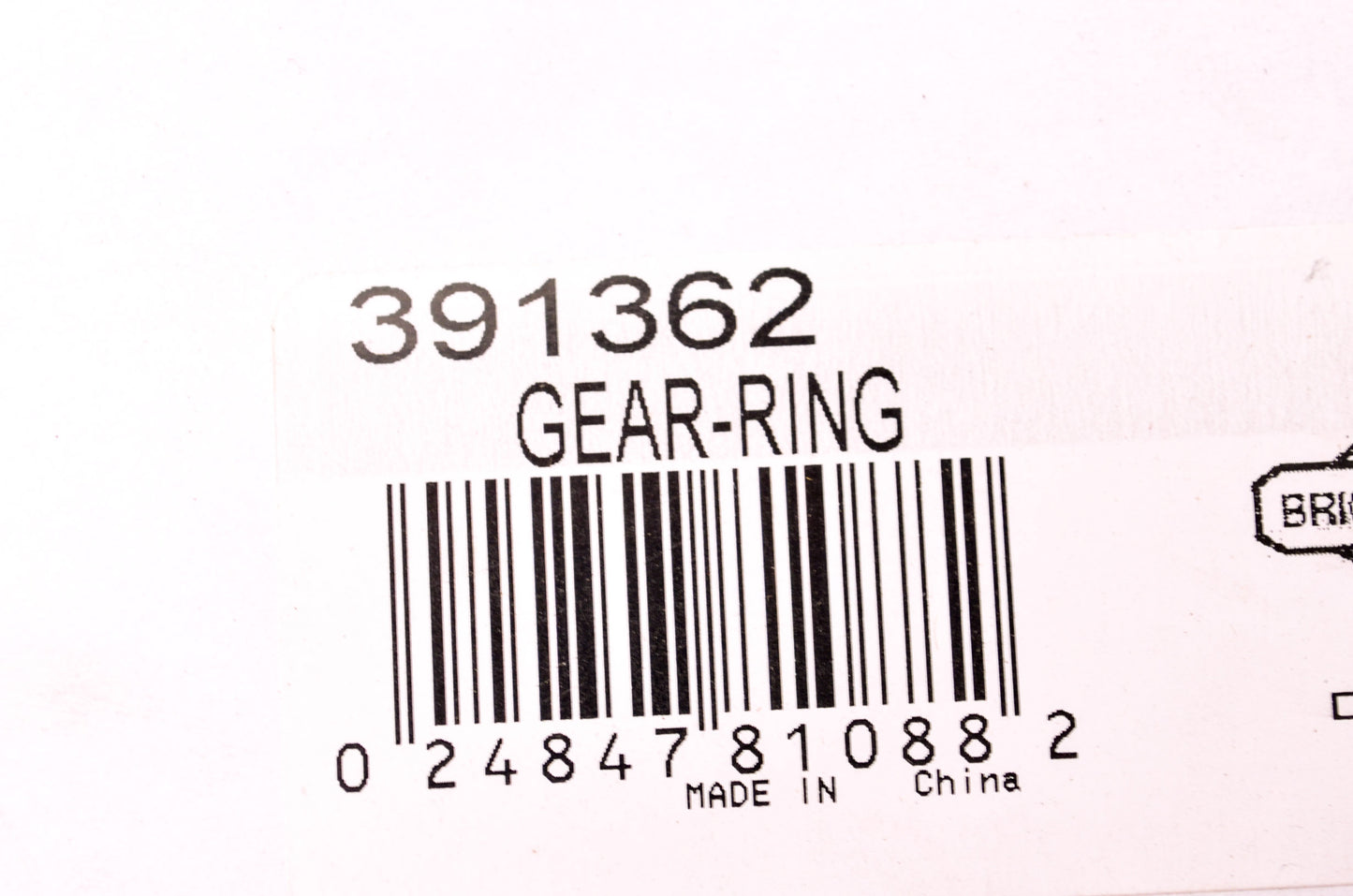 New Briggs & Stratton Ring Gear NOS