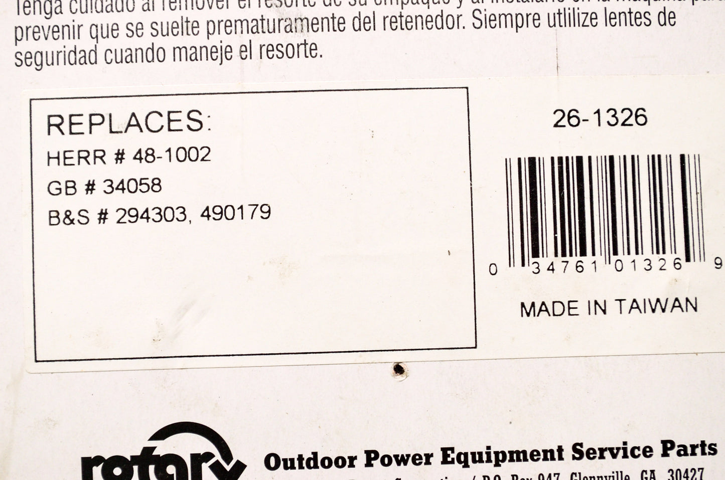 Starter Recoil Spring NOS