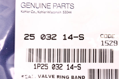 New Kohler 25 032 14-S Valve Ring Band Seal NOS
