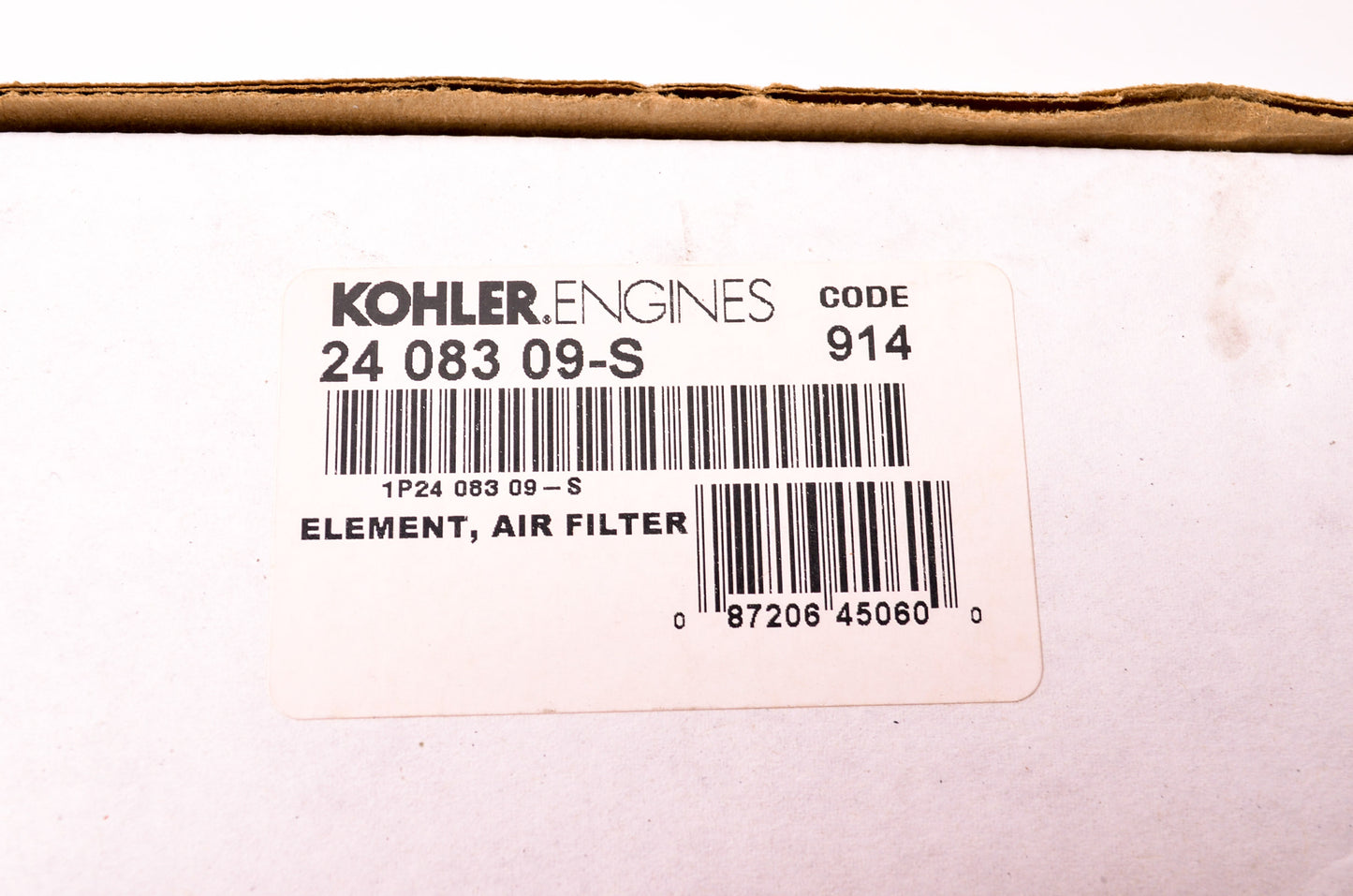 New Kohler Air Filter NOS