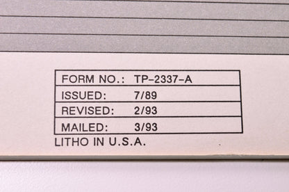 Kohler TP-2337-A Service Manual Command 5-6 HP NOS