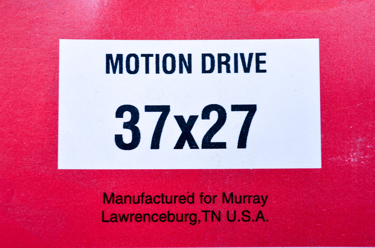 Murray 37X27 Motion Drive Belt NOS
