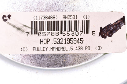 Craftsman 532195945 Mandrel Pulley NOS
