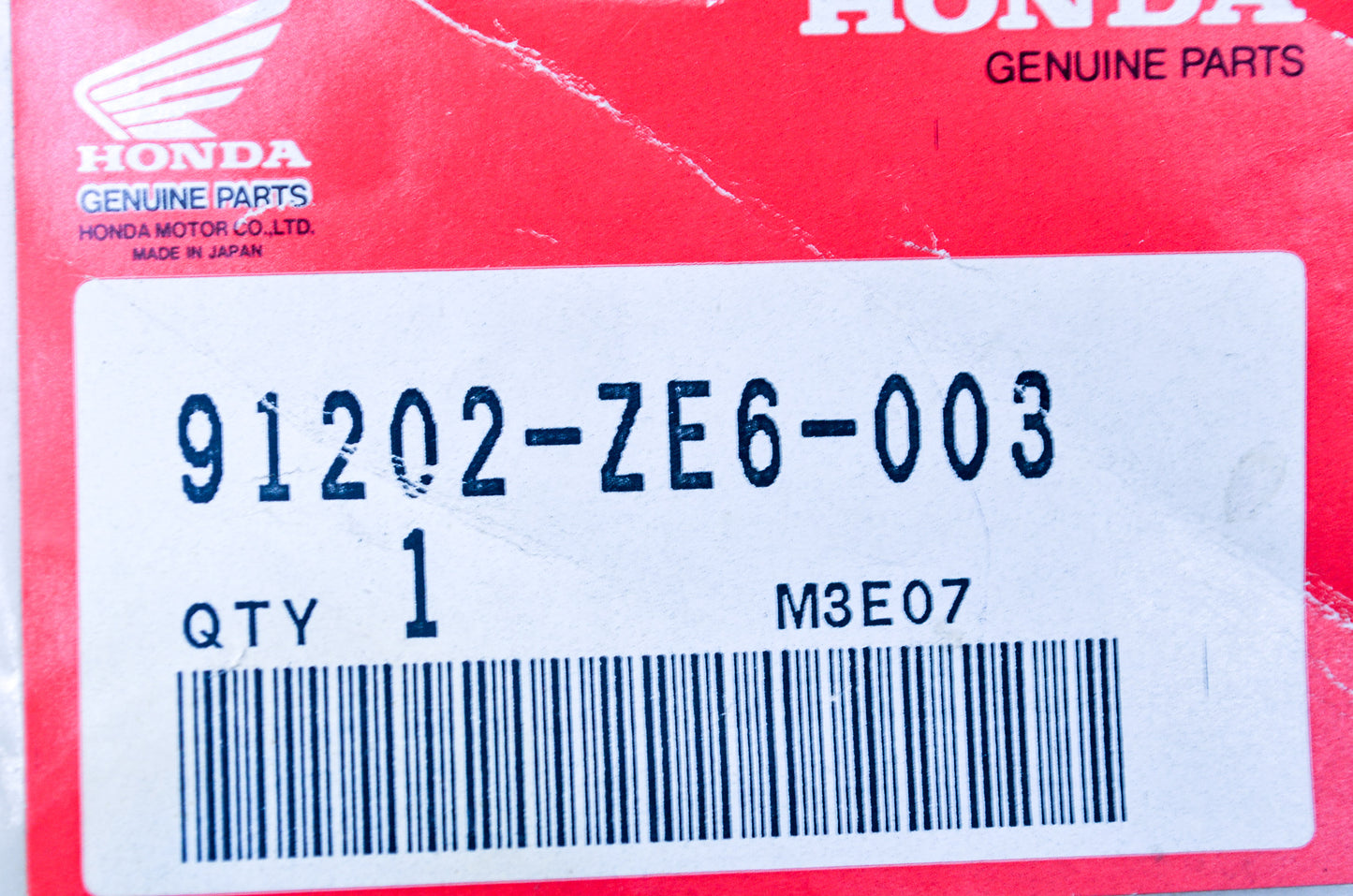 OEM Honda 91202-ZE6-003 Oil Seal 22X35X6 NOS