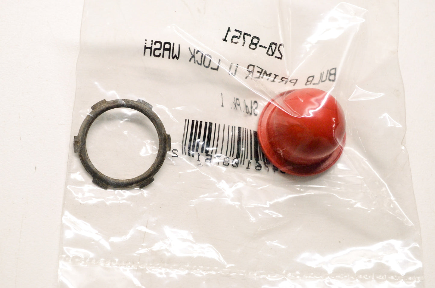 Rotary 20-8751, 8751 Primer Bulb Assembly w/ Lock Washer NOS