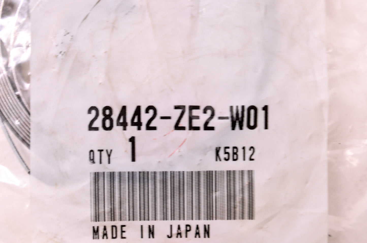 New OEM Honda Starter Recoil Spring NOS