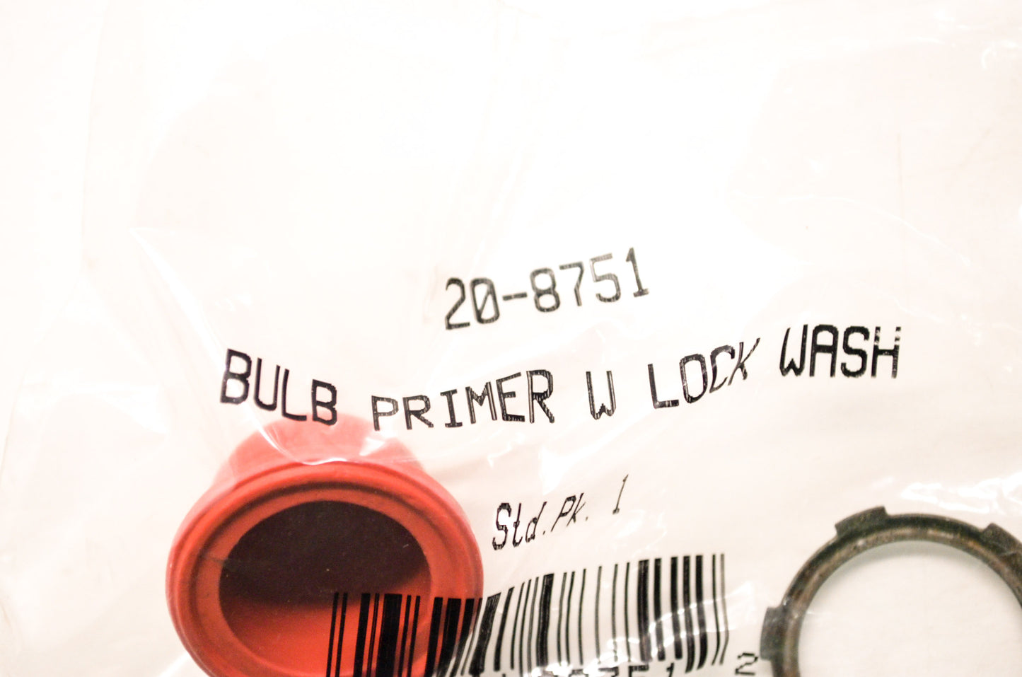 Rotary 20-8751, 8751 Primer Bulb Assembly w/ Lock Washer NOS